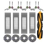 Duendhd Lot de 17 chiffons de nettoyage pour aspirateur T10 Turbo Robot Aspirateur Pièces de nettoyage