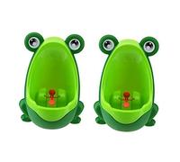 Duendhd Lot de 2 urinoirs en forme de pot pour enfant Vert
