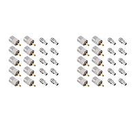 Duendhd Lot de 20 connecteurs à souder UHF/-259 avec réducteur pour câble coaxial coaxial RG8X, RG8, RG59, LMR-400, -213