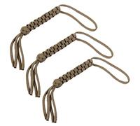 Duendhd Lot de 3 cordes de couteau en paracorde à tissage carré