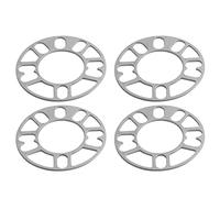 Duendhd Lot de 4 élargisseurs de voie de roue - Rondelles - Élargisseurs de voie - 3 mm - Boulons pour 4 x 100, 4 x 114,3, 5 x 100, 5 x 108, 5 x 114,3, 5 x 120