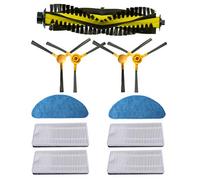 Duendhd pour X500 / X600 Robot Aspirateur Accessoire de Remplacement Kit Brosse LatéRale Filtre Vadrouille Rouleau Brosse