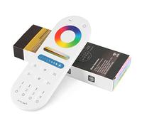Duendhd Télécommande LM091 4 Zones 2,4G Compatible avec le contrôleur d'atténuation LED RGBW RGB 4 Canaux Écran Tactile