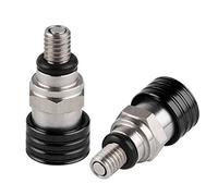 Duendhd Vannes de Purge D' de Fourche de Motocross M4X7Mm pour 85 125 144 200 250 300 350 450 EXC XC XCW Vanne de Purge à Vis Noir