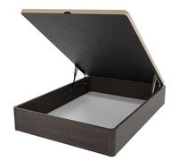 DUÉRMETE ONLINE - Canapé inclinable Super renforcé Grande capacité avec Couvercle Respirant, 135 x 200 cm, Pratique et Robuste, Couleur wengé