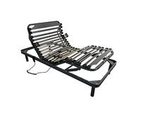 DUÉRMETE Online Ergomedic Pro Lit articulé électrique 5 Plats, Cadre renforcé, fiable et Silencieux, Noir, 90 x 190 cm