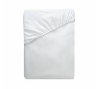 Duérmete Online Housse de Protection réglable pour Matelas imperméable et Respirante, Toucher Doux, Tissu Coton Naturel, Anti-acariens et antibactérien, Blanc, 160 x 190/200 cm