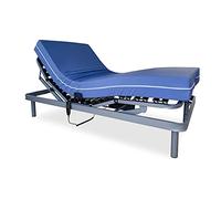 DUÉRMETE Online Lit électrique articulé renforcé Ergomedic Pro + Matelas sanitaire SANIPUR 105x190 cm