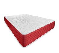 DUÉRMETE ONLINE - Matelas à mémoire de Forme Lite réversible, Ferme et Confortable, Face d'hiver/d'été, Blanc, Hauteur 30 cm, 120 x 190 cm