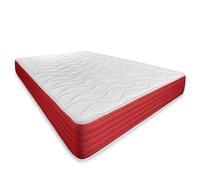 DUÉRMETE ONLINE - Matelas à mémoire de Forme Lite réversible, Ferme et Confortable, Face d'hiver/d'été, Blanc, Hauteur 25 cm, 150 x 200 cm