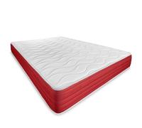 DUÉRMETE ONLINE - Matelas à mémoire de Forme Lite réversible, Ferme et Confortable, Face Hiver/été, Blanc, Hauteur 23 cm, 135 x 180 cm