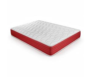 DUÉRMETE ONLINE - Matelas à mémoire de Forme Lite réversible, Ferme et Confortable, Face Hiver/été, Blanc, Hauteur 23 cm, 105 x 190 cm