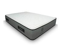 Duérmete Online Matelas en Mousse viscoélastique Mikonos Adaptabilité et Confort Hauteur 29 cm Tissu thermorégulateur, Mousse, Blanc, 140 x 180 cm