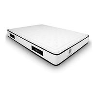 Duérmete Online Matelas en Mousse viscoélastique réversible, Hauteur 20 cm, Traitement sanitized, Mousse, Blanc, 140 x 180 cm