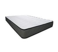 DUÉRMETE ONLINE Matelas viscoélastique Elda, Ferme et Confortable, Anti-acariens et antibactérien, Visage Hiver/été, Hauteur 22 cm, 120 x 180 cm