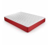 Duérmete Online - Matelas viscoélastique Lite réversible, Ferme et Confortable, Hauteur 20 cm, Face Hiver/été, Blanc, 120x180cm