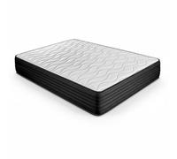 DUÉRMETE ONLINE Matelas viscoélastique Pocket Visco réversible (Face Hiver-été) fermeté Moyenne-Haute, épaisseur 25 cm, Anti-acariens, Anti-bactéries et hypoallergénique, 90 x 190 cm