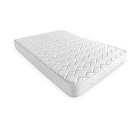 DUÉRMETE ONLINE Matelas viscoélastique Sena réversible, Ferme et Confortable, fermeté Moyenne-élevée, Face Hiver, Blanc, 160x190