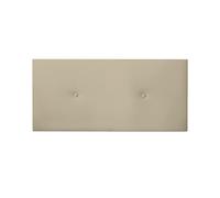 DUÉRMETE ONLINE Tête de lit rembourrée modèle Milan tapissée en Similicuir Haut de Gamme, Bois, Beige, 115 x 60 cm (lit 105)