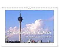Düsseldorfer Ansichten mit Zitaten von Heinrich Heine (Wandkalender 2026 DIN A4 quer), CALVENDO Monatskalender: Ein imposanter und malerischer ... Düsseldorf mit Zitaten von Heinrich Heine