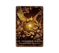 DUETFGBL Affiche de film The Hunger Games - Décoration murale en métal - 30 x 20 cm