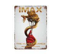 DUETFGBL Affiche de film The Hunger Games The Ballad of Snakes - Décoration murale en métal - Décoration de bar moderne - 40 x 30 cm