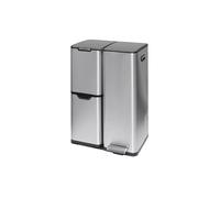 Duett Poubelle de recyclage écologique 60 l (13 l + 17 l + 30 l)