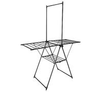 Duett Tramontana étendoir Pliable avec Barre supérieure pour cintres avec 12,7 mètres utiles pour Tender