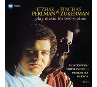 DUETTE FÜR 2 VIOLINEN(ITZHAK PERLMAN 2 CD NEUF MOSZKOWSKI/SCHOSTAKOWITSCH/PR/+