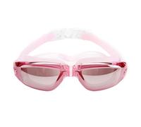DUEYUN Lunettes de natation optiques Lunettes de natation monobloc avec bouchons d'oreilles - Dioptrie : -1,5 à -8,0 - Anti-buée - Protection UV - Belle boîte pour homme, femme (rose, -2.5)