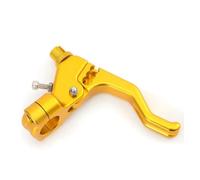 DUEYUU Levier d'embrayage de moto Levier d'embrayage court CNC pour cascades, système de câble à tirage facile pour Honda(couleur or)