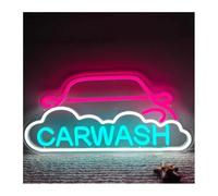 DUEYUU lumière au néon Décoration lumineuse néon pour station de lavage auto enseigne LED pour garage salle jeux ou atelier