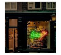 DUEYUU lumière au néon Enseigne lumineuse Open Pizza avec luminosité réglable 30 cm x 55(E)