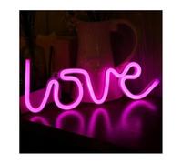 DUEYUU lumière au néon LOVE pour une enseigne lumineuse au néon pour Saint-Valentin romantique demande en mariage ambiance de ou des fiançailles(A)
