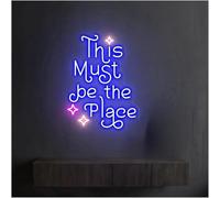 DUEYUU lumière au néon Pour lampe au néon, ce doit être l'endroit idéal pour une enseigne à LED intensité variable pour alimentée 38 cm x 28(C)