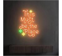 DUEYUU lumière au néon Pour lampe au néon, ce doit être l'endroit idéal pour une enseigne à LED intensité variable pour alimentée 38 cm x 28(E)