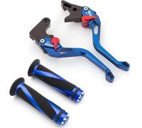 DUEYUU pièces de pit bike Levier de frein et d'embrayage pour moto, compatible avec CBR650F, CB650F, CB650R, CBR650R, CB CBR(Lever with Grips d)