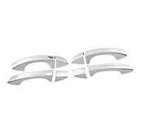 DUEYUU poignée de porte de voiture Poignée de porte extérieure gauche noire chromée pour Golf 6 MK6 2009-2013