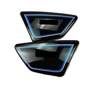 DUEYUU Protections latérales Moteur Moto Cadre de Couverture latérale de Batterie de pour Moto Noir, Panneaux latéraux pour Suzuki GN125 GN 125, Coque de Protection décorative