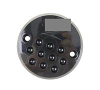 DUEYUU Protections latérales Moteur Moto Couvercle de Stator de Moteur de pour Moto, Noir, Rouge, Gris, Vert, Capuchon de décoration de Carter pour Kawasaki Z1000 Z 750 S 2003 2004 2005 2006(Noir)