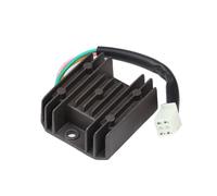 DUEYUU régulateur redresseur de Tension Redresseur de régulateur de Tension pour Moto 4 Fils 4 Broches 12 150-250CC(Noir)