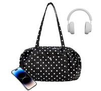 Duffle Bag for Women, Sports Gym Travel Tote with Shoe Pocket