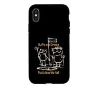 Duffs de Golf Amusants et Boissons C'est comme ça Que Nous roulons Coque pour iPhone X/XS
