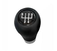 DUFWEHR Pommeau De Levier Voiture Pour BMW 1 3 5 6 Serie E46 E53 E60 E61 E63 E65 E81 E82 E83 E87 Pommeau De Levier Vitesse 5/6 Voiture Avec Couvercle Botte En Cuir(Shift knob 5 speed)