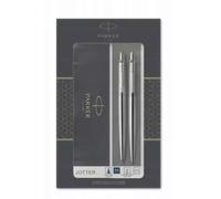 Długopis i ołówek automatyczny, stalowy Parker Jotter w etui Parker