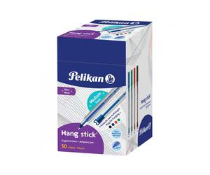 Długopis PELIKAN HANG STICK mix kolorów display 50 szt. HAMELIN