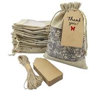 DUGYIRS 30 Pièces Sacs en Toile de Jute Sacs-Cadeaux avec Cordon de Serrage 13cmx18cm Petit Sacs Cadeaux de Fête Pochettes à Bijoux Sacs D'artisanat pour Cadeaux de Mariage