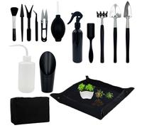 DUGYIRS Kit d'outils pour Bonsai,Mini Ensemble d'outils de Jardin pour Plantes Succulentes Transplantation à la Main,Entretien des Plantes Miniatures