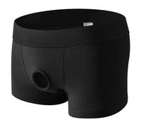 DUHENWU Boxer pour homme avec trou pour pénis - Effet mouillé - Sous-vêtements ouverts - Sous-vêtements extensibles - Sous-vêtements courts - Sous-vêtements taille basse - Sous-vêtements sexy gay, O