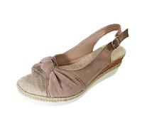 DUHGBNE chaussure femme Sandales d'été tendance en avec nœud, bout ouvert, boucle, talon compensé, semelle épaisse chaussure sandales femme été noire chaussures soldes femmes